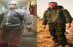 مردی با دو لباس رزم متفاوت/ جنگ بیولوژیکی از جنگ سخت، سختر است!