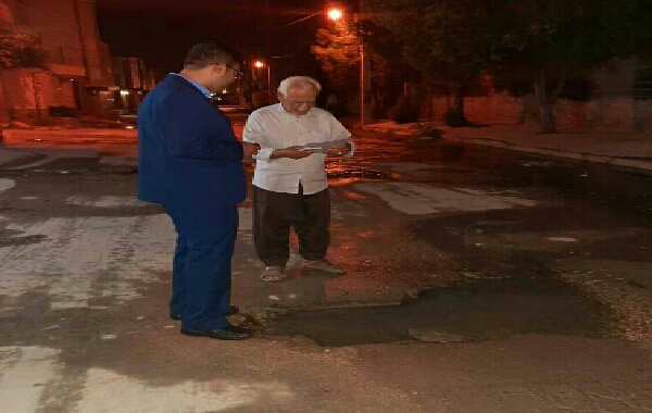اهالی تنگک را لجن زار برد اعضای شورای شهر را خواب برد+تصاویر