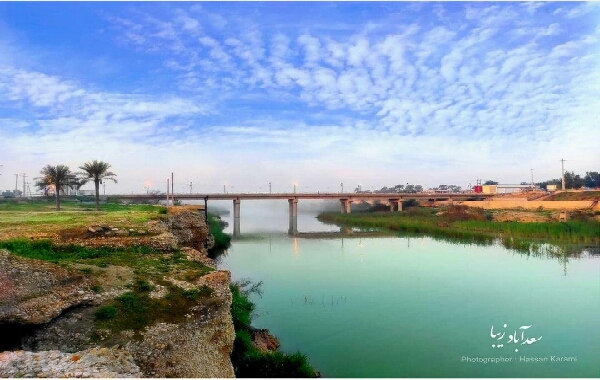 پل چهل ساله ی سعدآباد تنها و غریب افتاده است