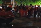 تجمع شب گذشته کارگران شهرداری بوشهر در اعتراض به حقوق دریافتی
