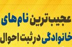عجیب‌ترین نام‌های خانوادگی در ثبت احوال