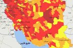 تازه‌ترین رنگ‌بندی کرونایی ایران