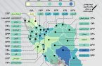 نقشه استانی واکسیناسیون کرونا در ایران