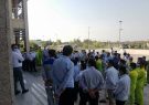 تجمع کارگران نفت و گاز پارس جنوبی عسلویه در اعتراض به برخی مطالبات قانونی