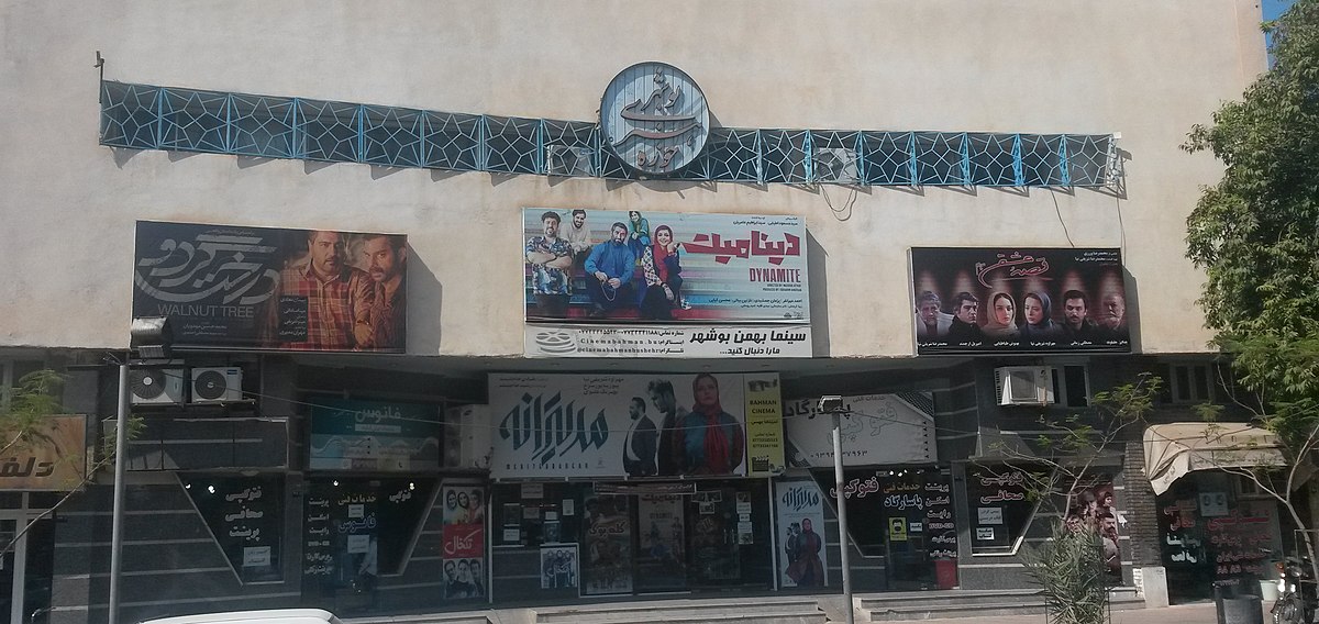 بوشهر سالن استاندارد و فعال سینما ندارد