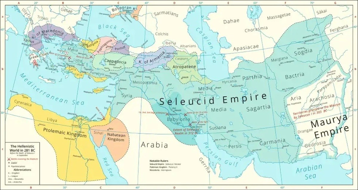 تاثیرات سلوکیان بر خاورمیانه: از تاثیر بر هنر و فلسفه تا مواجهه با شورش یهودیان